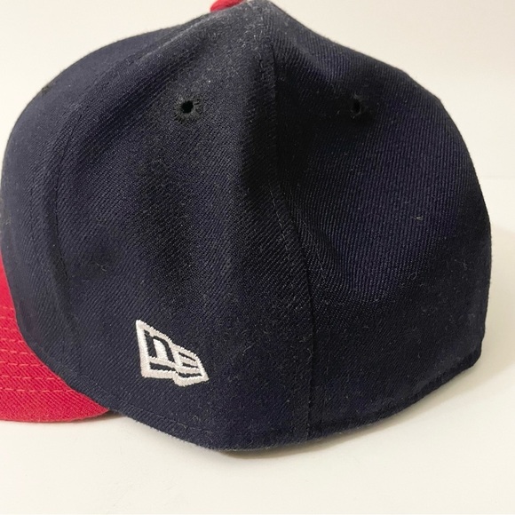 Cleveland Indians MLB On field 7 1/2 New Era 59Fifty Hat Baseball Cap - Picture 4 of 16